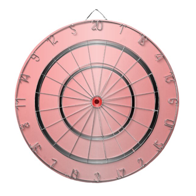 Rosa und schwarze Tafel Dartscheibe (vorne)