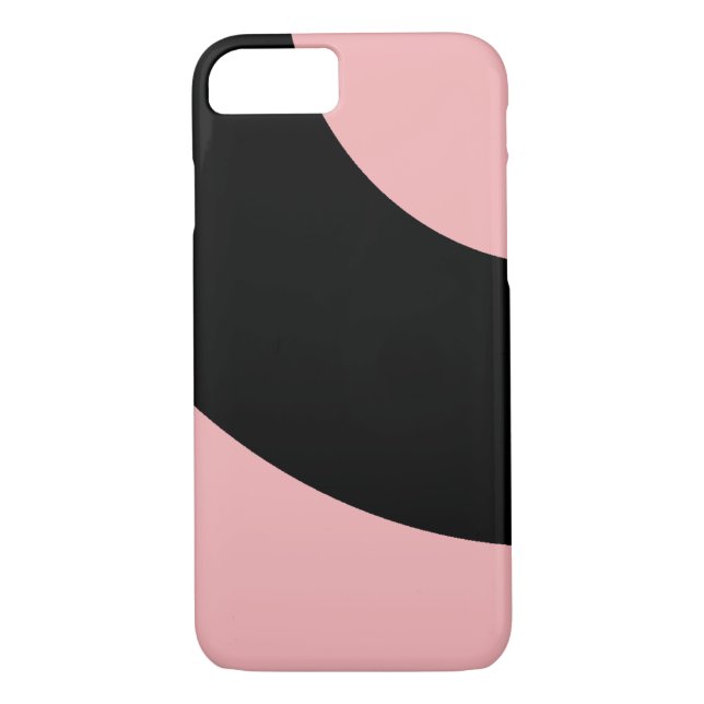 Rosa und schwarze Trendy Case-Mate iPhone Hülle (Rückseite)