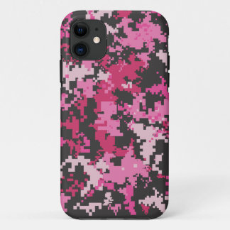 Rosa und schwarzer Camouflage iPhone Kasten title_seo2