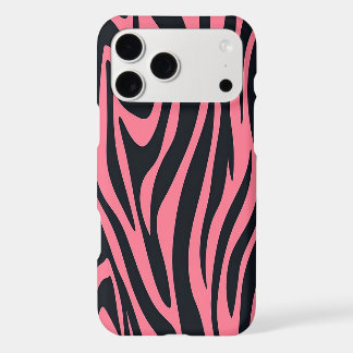Rosa und schwarzer Zebradruck