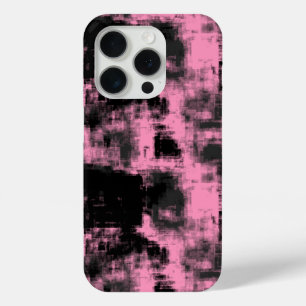 rosa und schwarzes Abstrakt Case-Mate iPhone Hülle