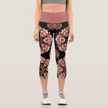 Rosa und schwarzes östliches Design