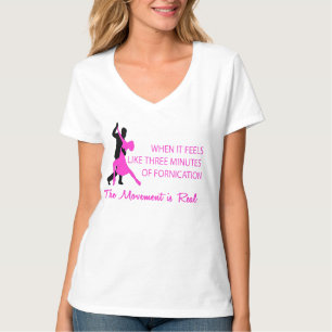 Rosa und Schwarzes T-Shirt