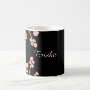 Rosa und Schwarzes Wasser Kaffeetasse