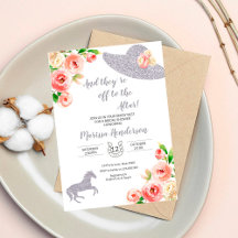 Rosa und Silver Kentucky Derby Brautparty