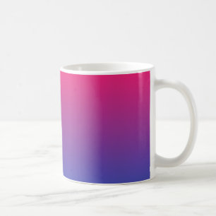 Rosa und violette Farbverlauf-Farben Kaffeetasse