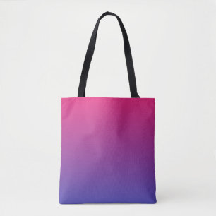 Rosa und violette Gradientfarben Tasche