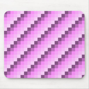 Rosa und violette Quadrate Mousepad