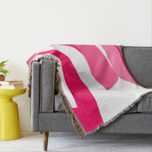 rosa und weiß abstrakt decke