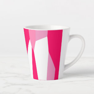 rosa und weiß abstrakt milchtasse