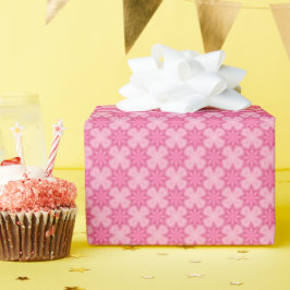 Rosa und Weiß Geschenkpapier