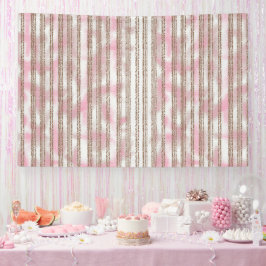 rosa und weiß gestreifter Hintergrund Banner