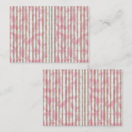 rosa und weiß gestreifter Hintergrund Platzkarte