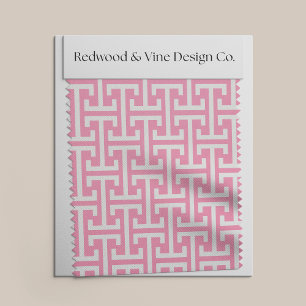 Rosa und Weiß // Jedes farbenfrohe griechische Mus Stoff