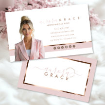 Rosa und Weiß Rose Gold Chic