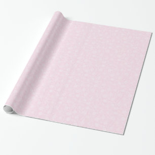 rosa und weiße Blumenmuster Geschenkpapier