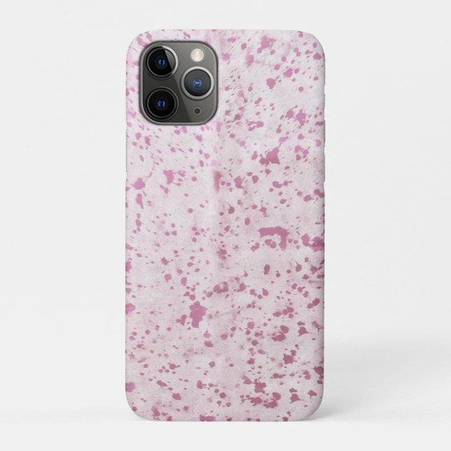 Rosa und weiße Kokospalmen Western Case-Mate iPhone Hülle (Rückseite)