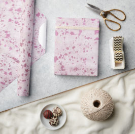 Rosa und weiße Kokospalmen Western Geschenkpapier