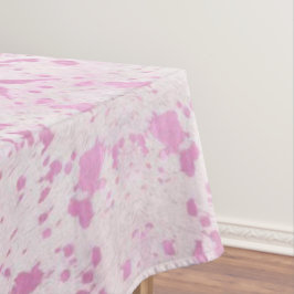 Rosa und weiße Kokospalmen Western Tischdecke