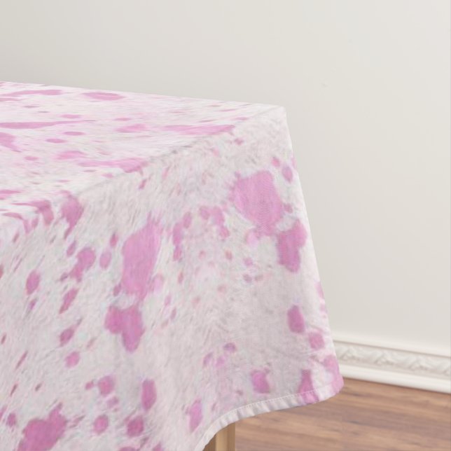 Rosa und weiße Kokospalmen Western Tischdecke (Beispiel)