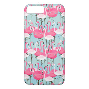 Rosa und weiße Menschenmenge von Flamingos title_seo2