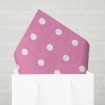 Rosa und weiße Polka-Punkte
