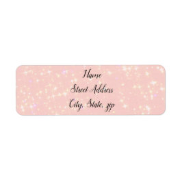 Rosa und weiße Sterne mädchenhaft