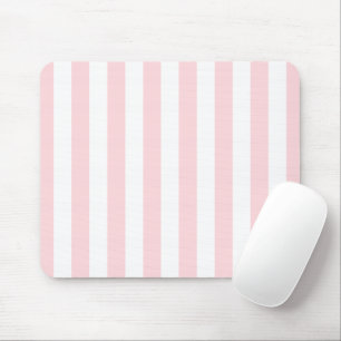 Rosa und Weiße Streifen-Mauspad Mousepad