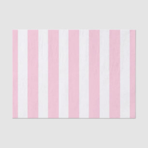 Rosa und Weiße vertikale Streifen Shabby Chic Stre Seidenpapier