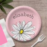 Rosa und weiße weiße weiße, weiße, weiße Daisy mit Pappteller<br><div class="desc">Ein Zen-und skurrile,  Hipster-Kunstwerk. Sie können einen Namen,  ein Monogramm oder einen anderen benutzerdefinierten Text hinzufügen. Wenn Sie die Kunst verschieben möchten,  klicken Sie auf die Schaltfläche Anpassen,  um Änderungen vorzunehmen.</div>