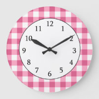 Rosa und weißes Gingham-Karo-Muster