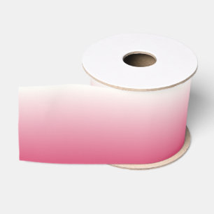Rosa und weißes Ombre Ripsband