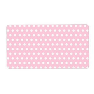 Rosa und weißes Tupfen-Muster. Spotty.