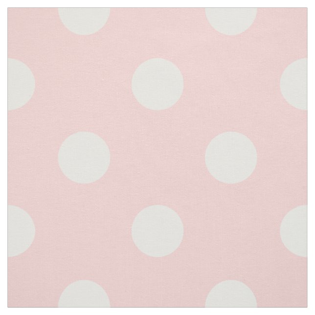Rosa und weißes Tupfen-Muster Stoff (Muster)