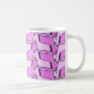 Rosa Unicorn Kaffeetasse