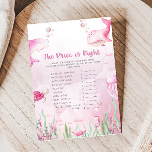 Rosa Unter dem Meer Baby Shower Price is Right Spi