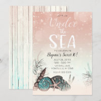 Rosa Unter den Muscheln Strand Sweet 16 Party