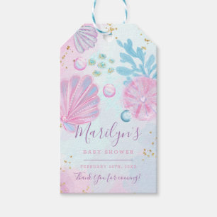 Rosa unter der SeeBabyparty Geschenkanhänger