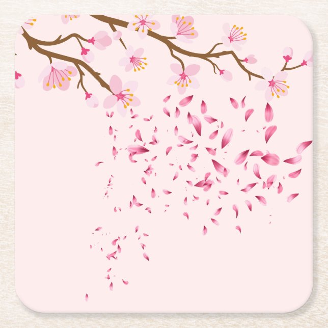 Rosa Untersetzer Set (Vorderseite)