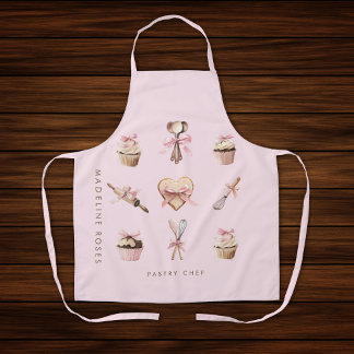 Rosa Utensid & Cupcake Baker Schürze