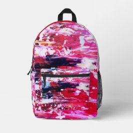 Rosa Varianz Bedruckter Rucksack