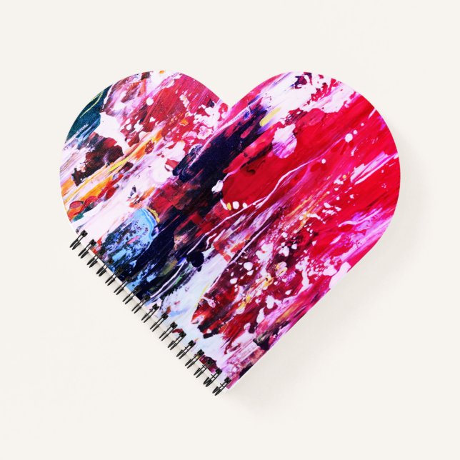 Rosa Varianz Notizbuch (Vorderseite)