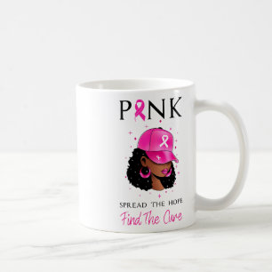 Rosa verbreitet die Hoffnung, den heilenden Brustk Kaffeetasse