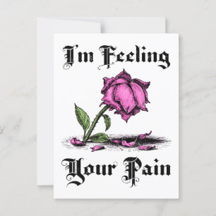 Rosa Verzweiflung Postkarte
