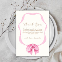 Rosa Vintag Bow Frame Girl Babydusche