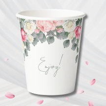 Rosa Vintag Gartenanlage Rose Brautparty