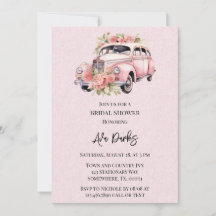 Rosa Vintage Brautparty