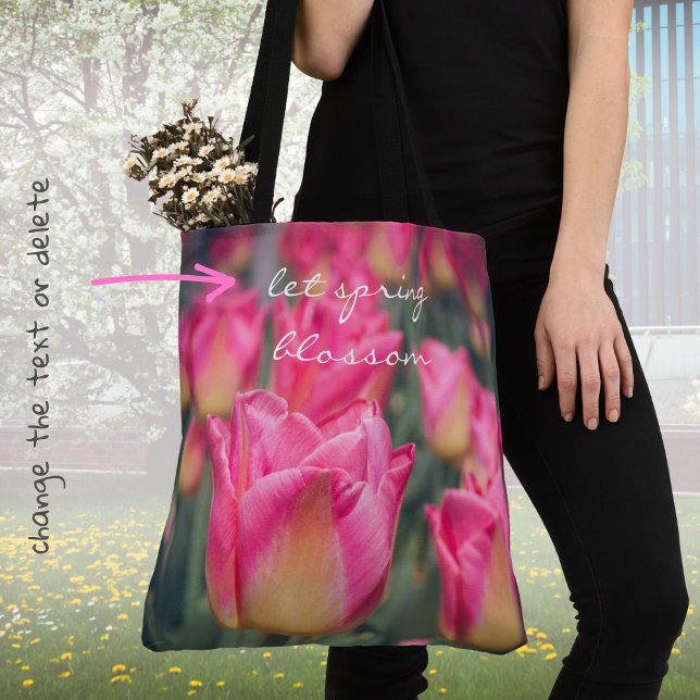 Rosa Vintage Federtulpen Tasche (Von Creator hochgeladen)