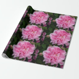 Rosa Vintage Rose Blume Blumenwrapping Geschenkpapier