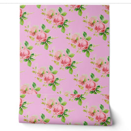 Rosa Vintage Rose Tapete